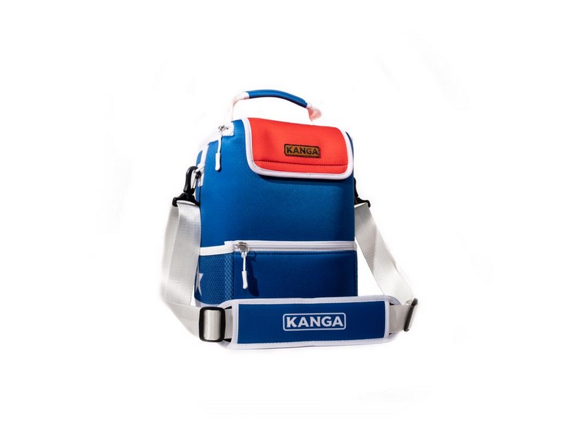 Kanga Blue/Red 12 can Soft Sided Cooler