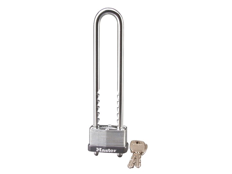 Master Lock 1-3/4 in. W Steel Warded Locking Padlock 1 pk