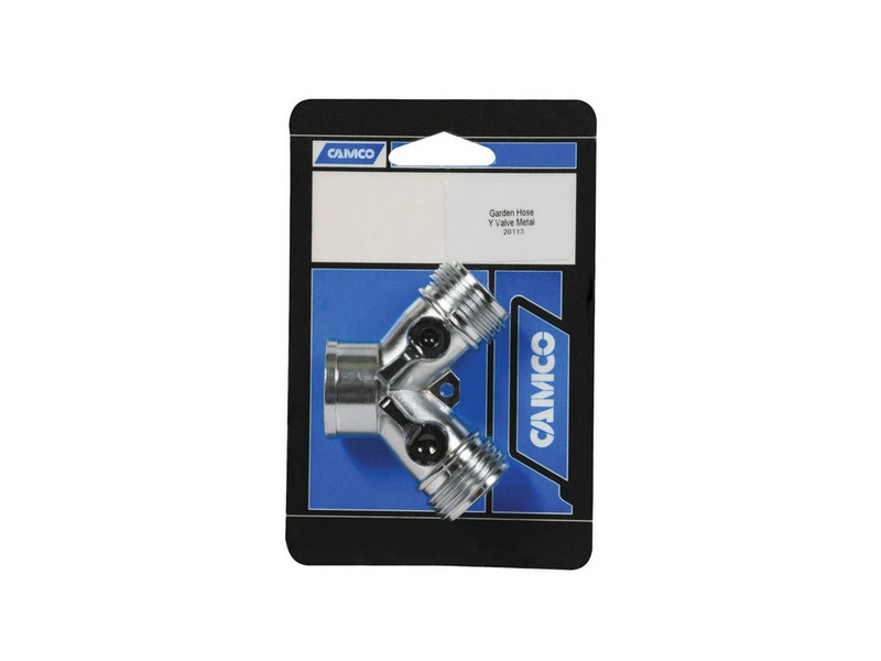 Camco 1 in. Hose  T X 1 in. S Galvanized Malleable Iron 3-Way Valve