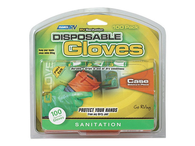 Camco RV Sanitation Disposable Gloves 100 pk