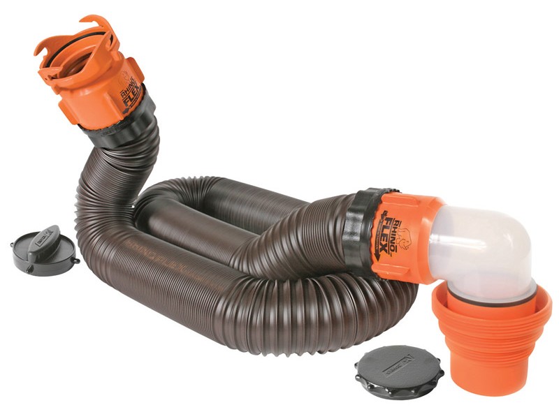 Camco RhinoFLEX RV Sewer Kit With Pre-Attached Fittings 1 pk