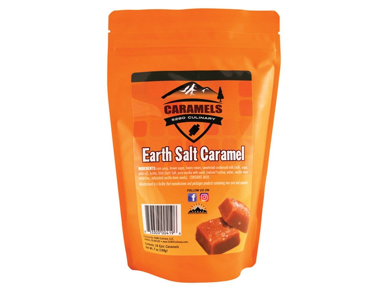 5280 Culinary BBQ Provisions Sweet and Salted Caramel Caramels 7 oz