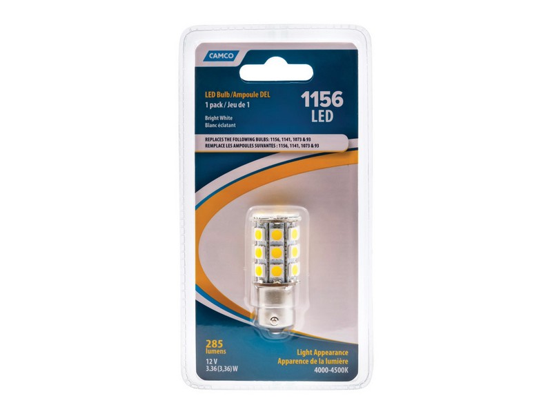 Camco LED Marker/Turn/Utility Automotive Bulb 1156