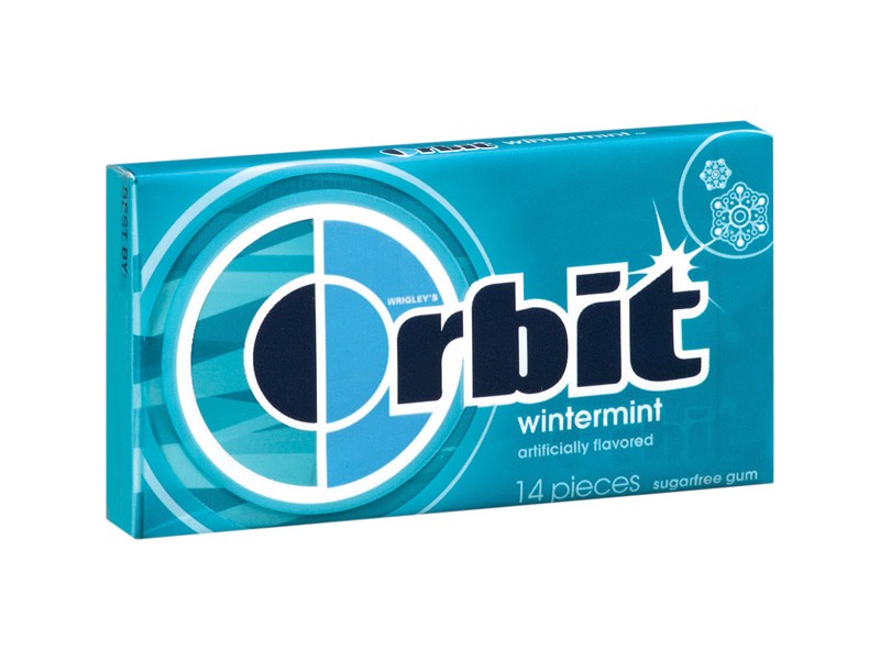 Orbit Sugar Free Wintermint Chewing Gum 14 pc