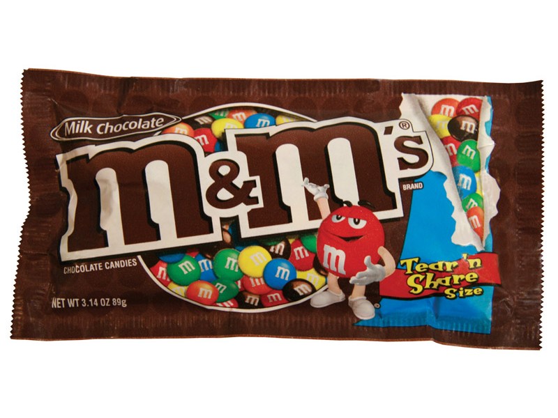 M&M's Milk Chocolate Chocolate Candies 3.14 oz