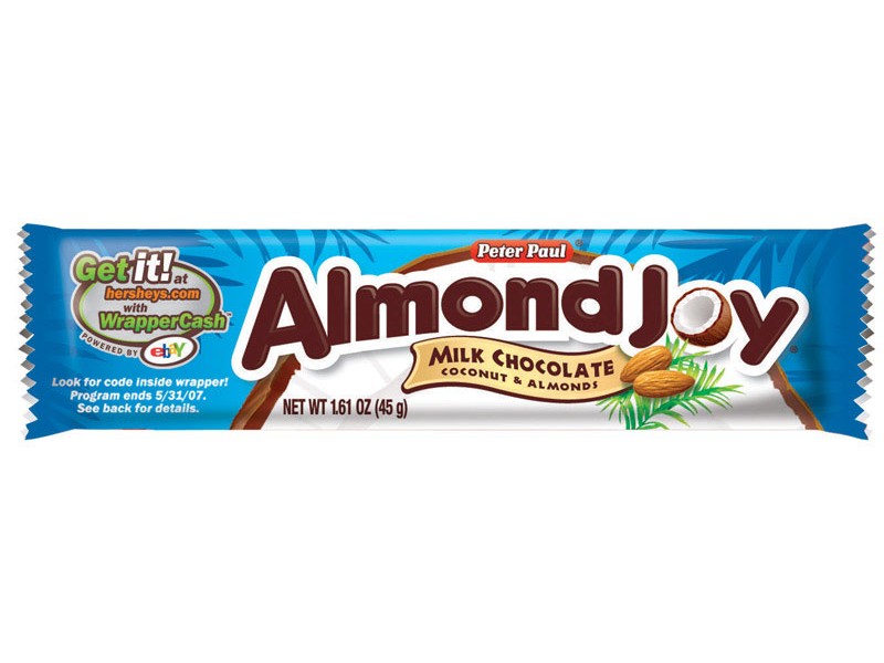 Almond Joy Coconut and Almond Chocolate Candy Bar 1.61 oz