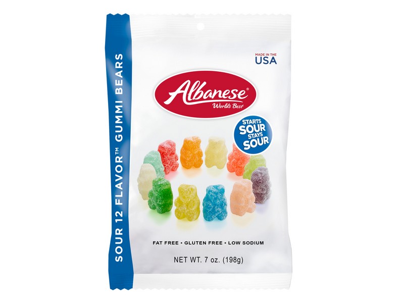 Albanese Assorted Sour Bears 7 oz