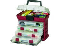 Plano Four-By-Drawer System 3500Sz Red/Sil 11x7x10"