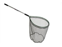 Beckman Landing Net 24" x 19" hoop, 22" Deep PVC, Fixed 36" handle