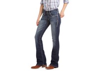 Women's Ariat R.E.A.L. Mid Rise Stretch Entwined Boot Cut Jeans
