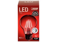 Feit Electric Filament A19 E26 (Medium) LED Bulb Red 30 W 1 pk