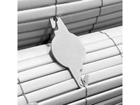 Radiance Vinyl Rollup Shade 60 in. W X 72 in. H White Cordless