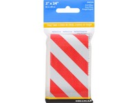 Hillman 2 in. W X 24 in. L Red/White Reflective Safety Tape 1 pk