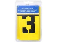 Hillman 3 in. Card Stock Heavy Duty Stencil Set 36 pk