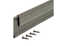 M-D Bronze Aluminum Sweep For Garage Doors 36 in. L X 1/4 in. T