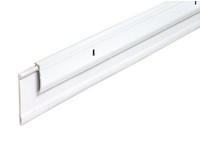 M-D White Aluminum Sweep For Garage Doors 36 in. L X 3/4 in. T
