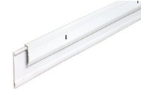 M-D White Aluminum Sweep For Garage Doors 36 in. L X 3/4 in. T