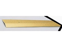 M-D 5/16 in. H X 36 in. L Prefinished Satin Brass Aluminum Carpet Trim