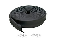 M-D Black Rubber Door Set Seal For Garage Doors 9 ft. L X 1 in. T