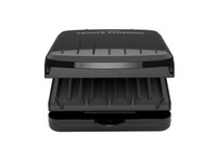 George Foreman Black Aluminum Nonstick Surface Grill and Panini Press 24 sq