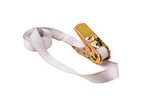 Keeper 1 in. W X 13 ft. L Gray Tie Down w/Ratchet 400 lb 1 pk