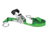 Keeper 1 in. W X 16 ft. L Green Ratchet Tie Down Strap 500 lb 1 pk