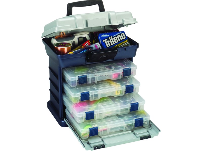 Plano Four-By-Drawer System 3650Sz Blu/Sil 13x10x14"
