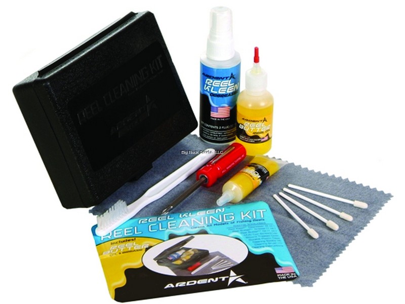 Ardent A Reel Kleen Reel Cleaning Kit w/Degreaser, Oil, Grease, Brush
