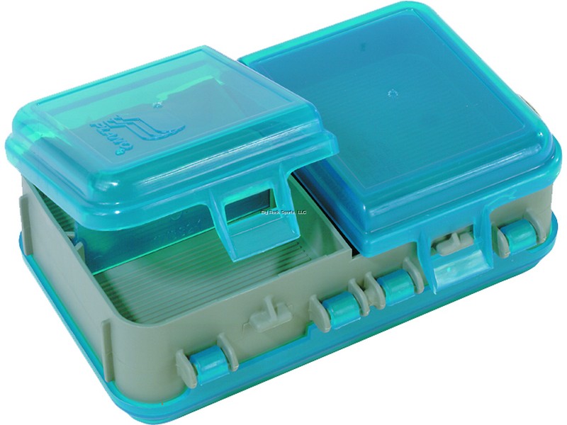 lano Mini Tackle Storage Tote 5x3x1.5" Met Gray/Blu