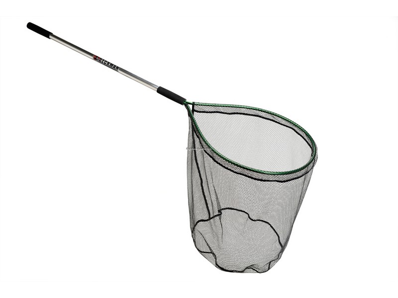 Beckman Landing Net 24" x 19" hoop, 22" Deep PVC, Fixed 36" handle