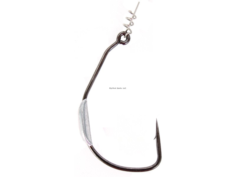 Owner Weighted Beast Soft Bait Hook with Twistlock Centering-Pin Spring,