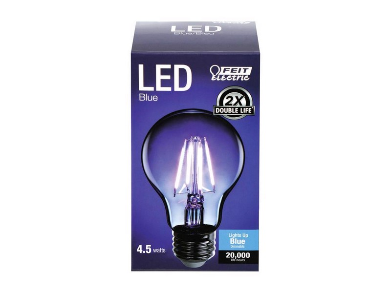Feit Electric Filament A19 E26 (Medium) LED Bulb Blue 30 W 1 pk