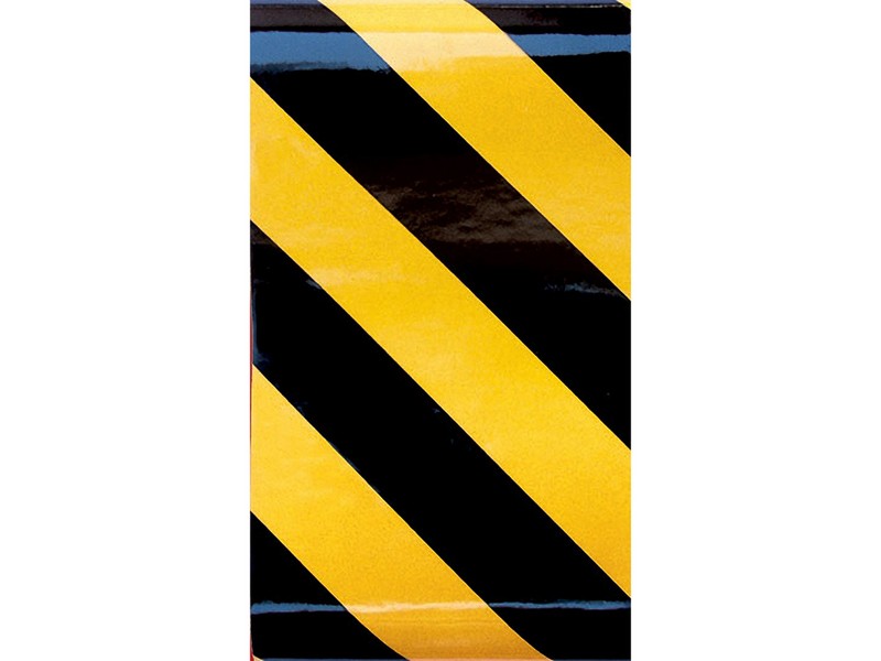 Hillman 2 in. W X 24 in. L Black/Yellow Reflective Safety Tape 1 pk