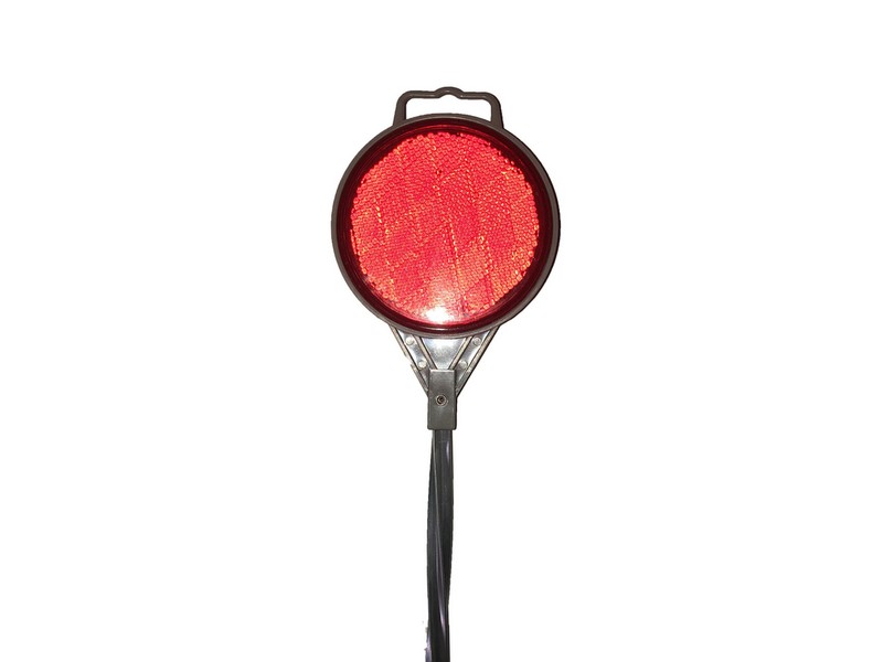 Home Plus 48 in. Round Red Driveway Marker 1 pk