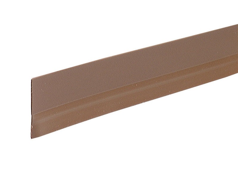M-D Brown Vinyl Sweep For Doors 36 in. L X 1/2 in. T