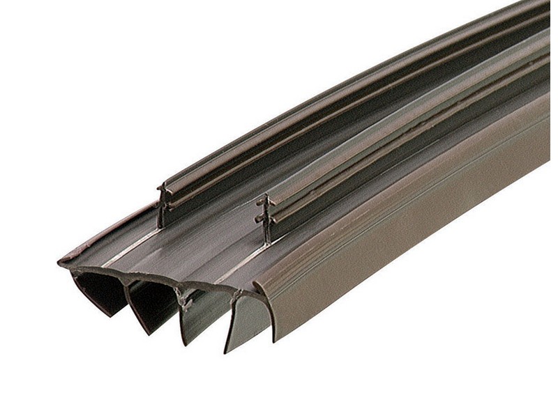 M-D Brown Vinyl Weatherstrip For Doors 36 in. L X 7/8 in. T