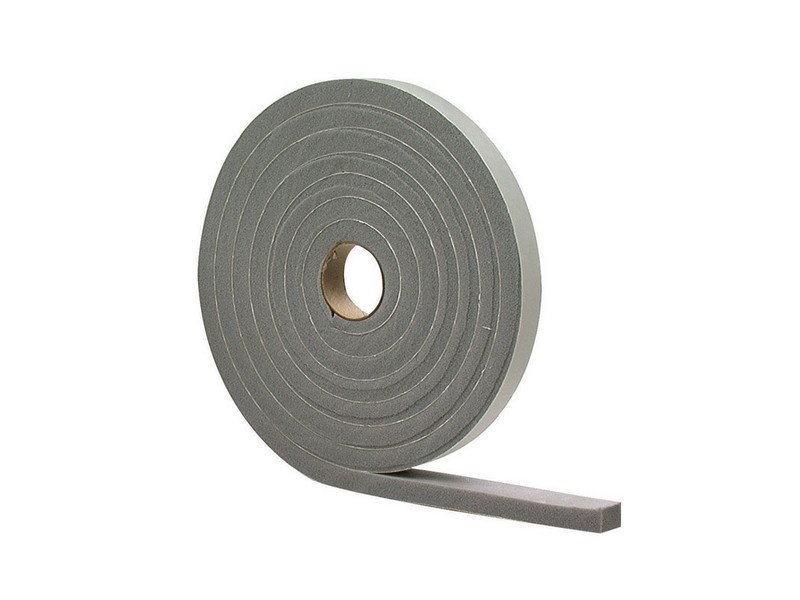 M-D White Foam Weather Stripping Tape For Doors and Windows 17 ft. L X 3/16 in. T