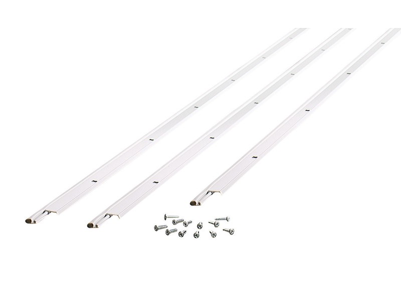 M-D Silver Aluminum Weatherstrip Kit For Door Jambs 7 ft. L X 7/8 in. T