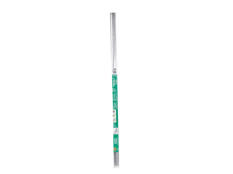 M-D 0.63 in. H X 36 in. L Prefinished Silver Aluminum Carpet Gripper