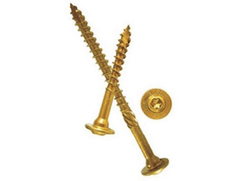 GRK Fasteners No. 20  S X 4 in. L Star Washer Head Structural Screws 25 pk