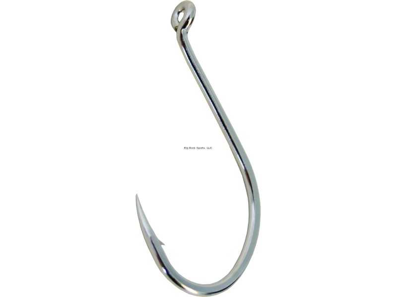 Gamakatsu 02011 Octopus Hook, Size 1/0, Barbed, Needle Point, Ringed Eye,