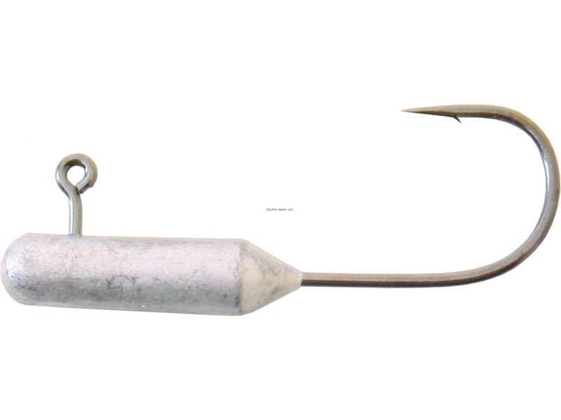 Gamakatsu 503409-1/16 Tube Jighead, 1/16 oz, Sz 2 Hook, Nickel Silver Black,