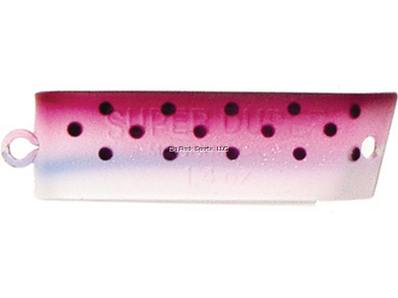 Luhr Jensen Super Duper Casting/Trolling Spoon, 1 1/4", 1/10 oz, Rainbow