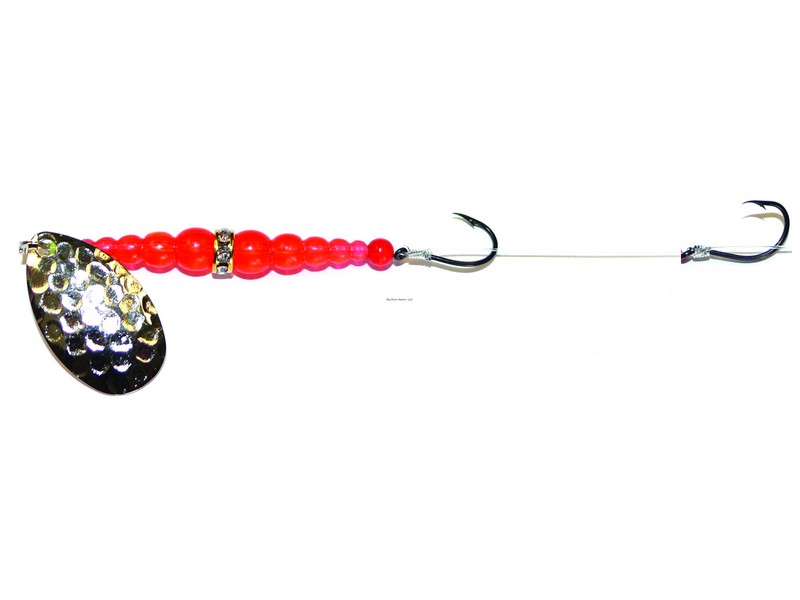 ack's Lure 17300 Double Whammy Classics Original Spinner Rig, (2) #4 Hooks,