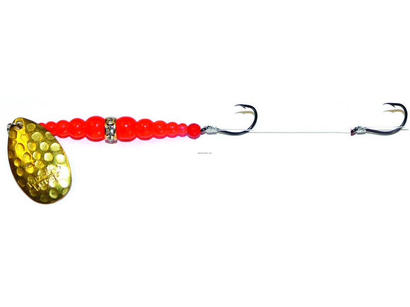 Mack's Lure 17301 Double Whammy Classics Original Spinner Rig, (2) #4 Hooks,