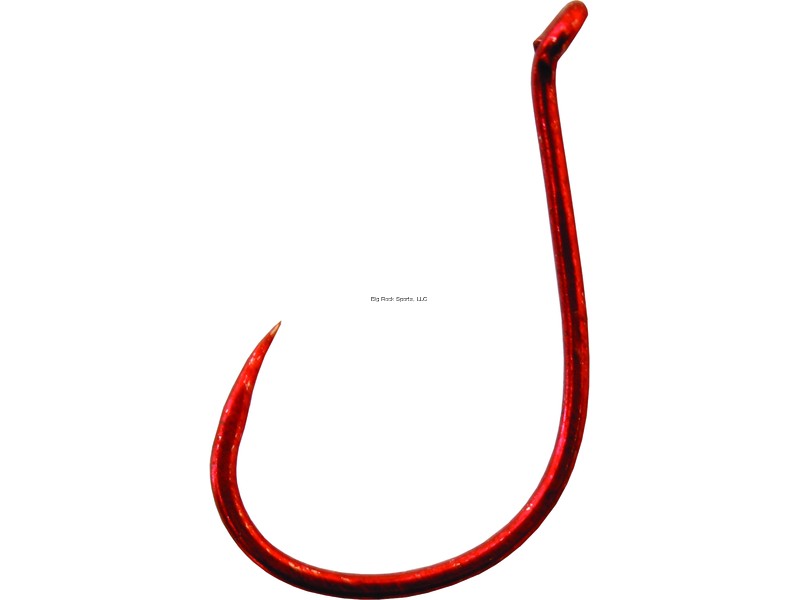 Gamakatsu 75308 Octopus Hook, Size 4, Barbless, Needle Point, Offset, Ringed