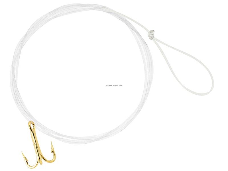 Danielson HTTG-14 Snelled Hook Gold Treble Size 14