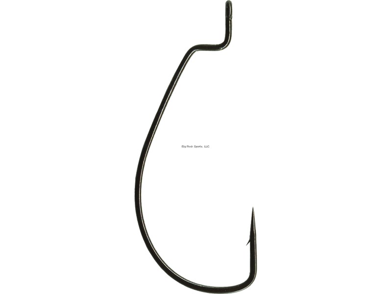 Gamakatsu 58410-25 Worm Hook, Size 1, Needle Point, Extra Wide Gap, Offset,