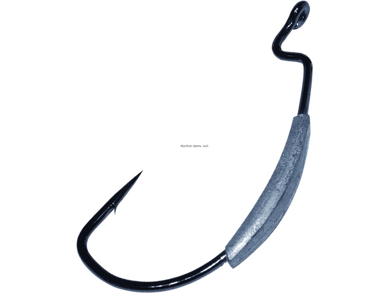 Gamakatsu 74413-1/8 Superline Weighted Worm Hook, Size 3/0, 1/8 oz, Needle