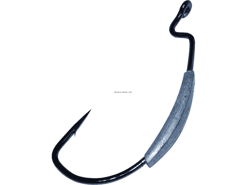 Gamakatsu 74415-1/16 Superline Weighted Worm Hook, Size 5/0, 1/16 oz, Needle
